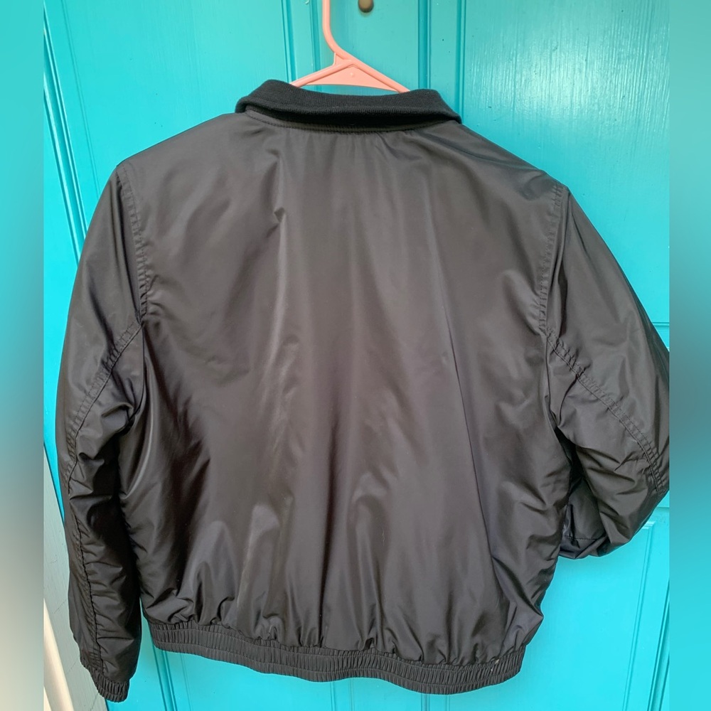 Gap Black Bomber-Type Jacket Size Medium - image 6